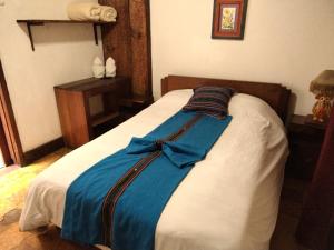 Hotel Casa Chapultepec客房内的一张或多张床位