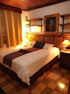 Hotel Casa Chapultepec客房内的一张或多张床位