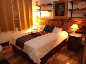 Hotel Casa Chapultepec客房内的一张或多张床位