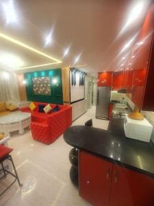 Köök või kööginurk majutusasutuses Grand et magnifique appartement