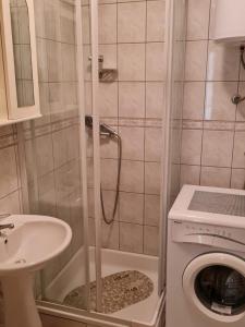 Koupelna v ubytování Apartment Lado