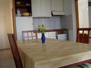 Kuchyň nebo kuchyňský kout v ubytování Apartment Lado