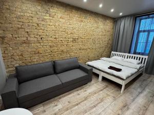 Posezení v ubytování ApartHotel Riga