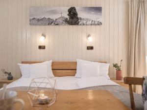 Postel nebo postele na pokoji v ubytování Haus Grünberg