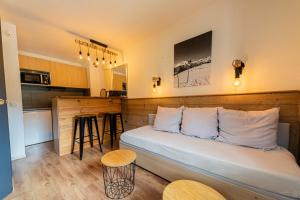 Kuchyň nebo kuchyňský kout v ubytování Courchevel au pied des pistes, La Tania