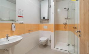 Vannituba majutusasutuses Byt v Železné Rudě u sjezdovky s vlastním parkováním +11 fotot