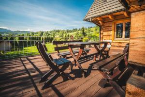 Nespecifikovaný výhled na hory nebo výhled na hory při pohledu z bed and breakfast