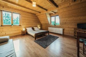 TV a/nebo společenská místnost v ubytování VisitZakopane - Willa Karina