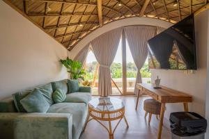 Χώρος καθιστικού στο Villa Bamboo Lagoon - 3BR in Canggu