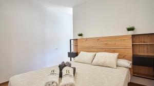 Łóżko lub łóżka w pokoju w obiekcie Villa Vista Hermosa Olvera by Ruralidays