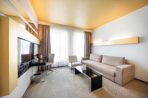 TV a/nebo společenská místnost v ubytování Grandior Hotel Prague