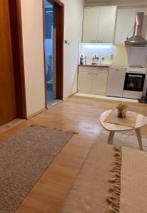 Kuchyň nebo kuchyňský kout v ubytování Lovely one bedroom + 3 fotografie
