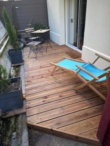 Balkón alebo terasa v ubytovaní VILLA LA PLAGE