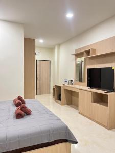Katil atau katil-katil dalam bilik di Sorot Beach +3 gambar