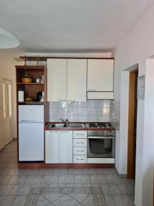 Kuchyň nebo kuchyňský kout v ubytování Apartment Lado