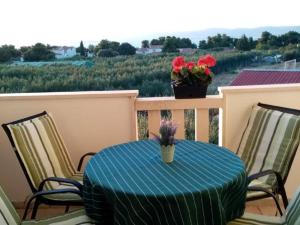 Balkón nebo terasa v ubytování Apartment Lado