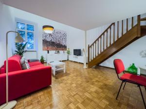 Χώρος καθιστικού στο InCentro Apartment - San Daniele del Friuli