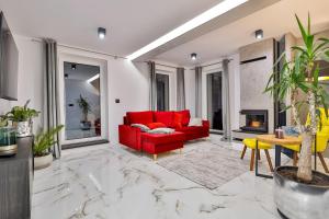 Posedenie v ubytovaní Nowoczesne Apartamenty typu Superior - Bulwary Rabka Zdrój - Balia - Blisko Park Zdrojowy