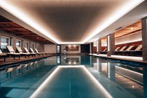 Bazén v ubytování Panoramahotel Watles nebo v jeho okolí