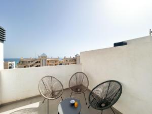 Balkon lub taras w obiekcie MyFlats Luxury Arenales