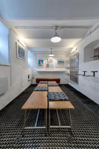 Kuchyň nebo kuchyňský kout v ubytování Landhaus Blauer Spatz Reichenau an der Rax