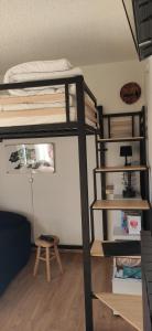 Kuchyňa alebo kuchynka v ubytovaní Studio cosy au pied des pistes Villard-de-Lans 4 pers