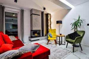 Posedenie v ubytovaní Nowoczesne Apartamenty typu Superior - Bulwary Rabka Zdrój - Balia - Blisko Park Zdrojowy