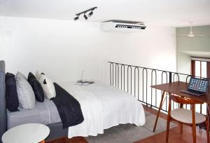 Amazing Loft With The Best View Of Casco Viejo!客房内的一张或多张床位