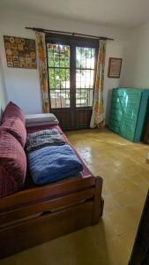 Postel nebo postele na pokoji v ubytování Casa tipo chalet en Miramar