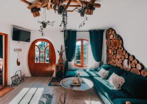 Posezení v ubytování Hobbit House - Arieseni