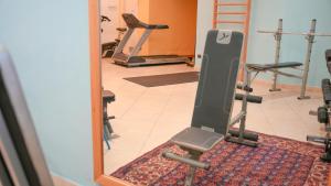 Posilňovňa alebo fitness centrum v ubytovaní Hotel Europa