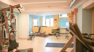 Posilňovňa alebo fitness centrum v ubytovaní Hotel Europa