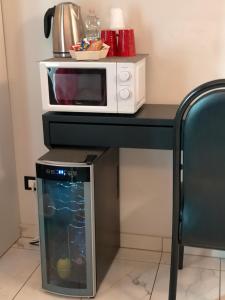 维罗纳CASA DELLA ZIA ELSA的台上微波炉烤箱