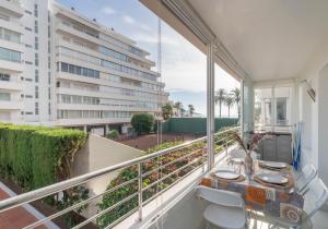 Μπαλκόνι ή βεράντα στο Welhomy Magnifique Appartement Santa Margarida Roses Estany