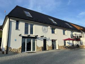 Bygningen som feriegården ligger i