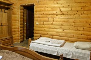 Letto o letti in una camera di Gotel Milenium