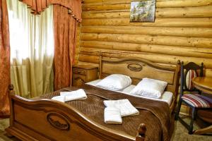 Letto o letti in una camera di Gotel Milenium