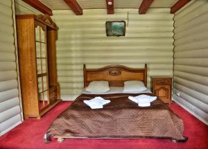 Letto o letti in una camera di Gotel Milenium