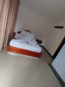 Postel nebo postele na pokoji v ubytování Hotel kristal campestre