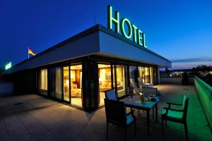 Das Gebäude in dem sich das Hotel befindet