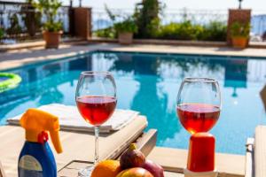 Bazén v ubytování Villa Miramar Kalkan nebo v jeho okolí