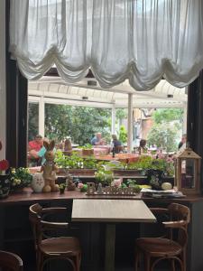 Restoran või mõni muu söögikoht majutusasutuses Hotel Croce Federale