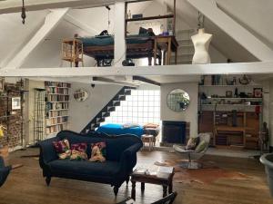 Et opholdsområde på Le loft des artistes