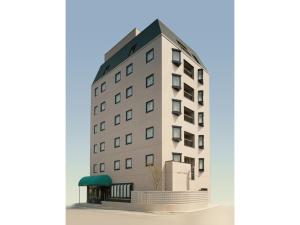a rendering of a building with a bus stop at Ichinomiya Green Hotel - Vacation STAY 89002v in Ichinomiya