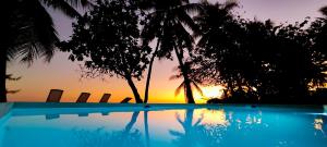 Bazén v ubytování Blue Lagoon Villa nebo v jeho okolí