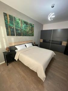 Postel nebo postele na pokoji v ubytování CC apartment