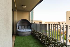 Μπαλκόνι ή βεράντα στο Luxury apartment close to centre, VUSCH private parking included +41 φωτογραφίες