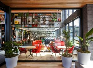 Posezení v ubytování citizenM Seattle Pioneer Square