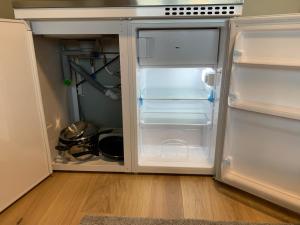 Kuchyň nebo kuchyňský kout v ubytování Hybelleilighet med eget bad