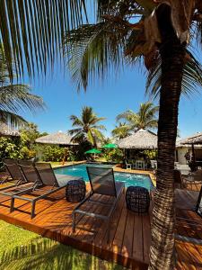 Πισίνα στο ή κοντά στο Atins Charme Chalés